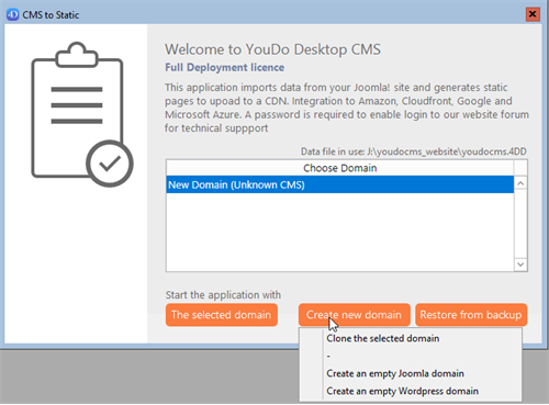Create Site